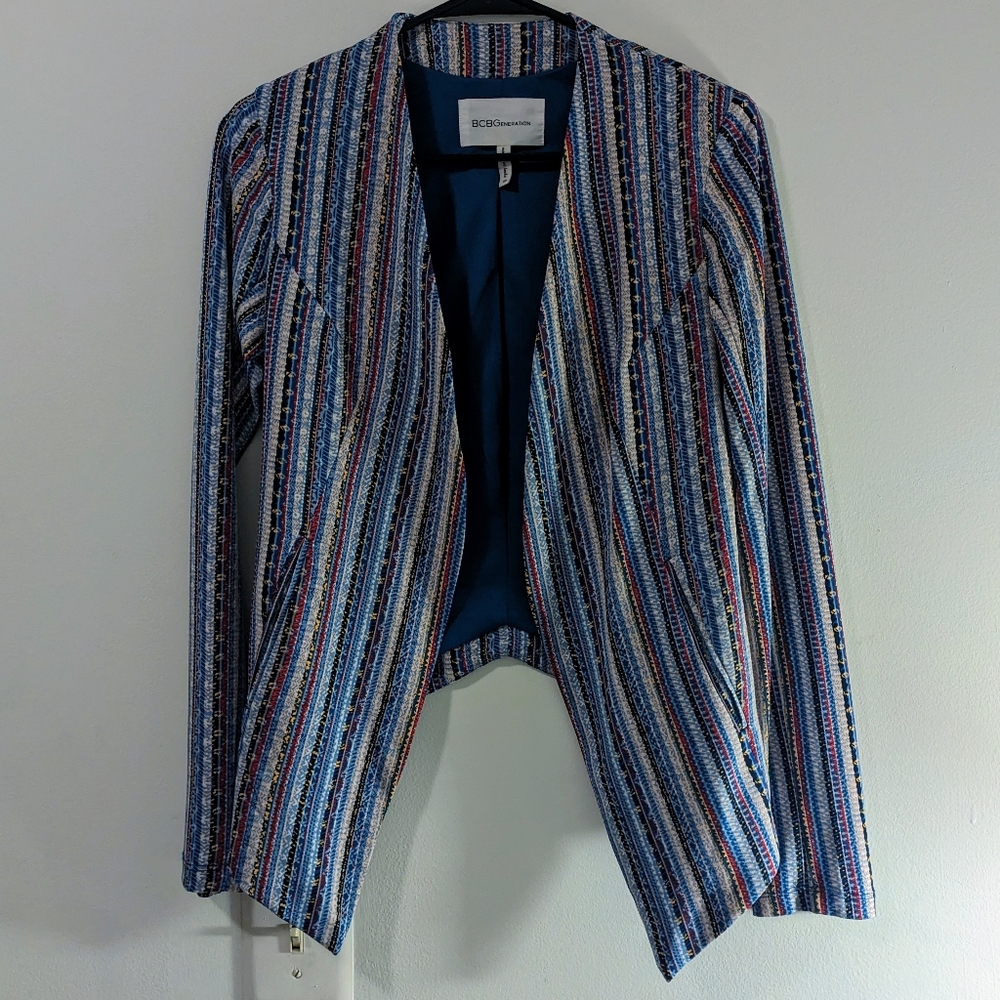 BCBGeneration | Multicolor Stretchy Open Blazer Jacket Size XS